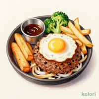 ぷるっと卵のてりたまビリーハンバーグランチ