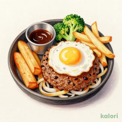 ぷるっと卵のてりたまビリーハンバーグランチ