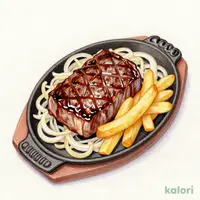 炭焼きブラックダイヤモンドサーロインステーキランチ