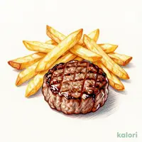 ブロンコおじさんのこだわり炭焼きがんこハンバーグランチ