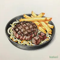 Charcoal-Grilled Ganko Hamburger Steak & Cut Steak