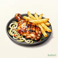 炭焼きぱりぱりチキンステーキ