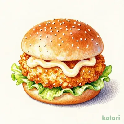 Smoky Fried Chicken Burger