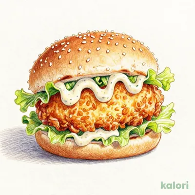 タルタルチキンバーガー