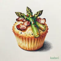 アスパラベーコン（おかずマフィン）