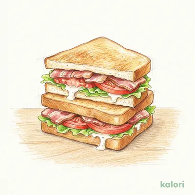 トーストサンド BLT～シーザーサラダ仕立て～