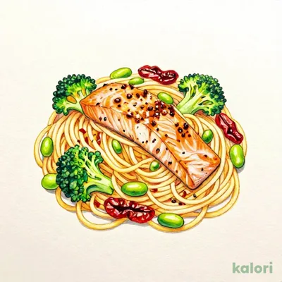 Smoked Salmon with Garden-style Anchovy Oil Sauce