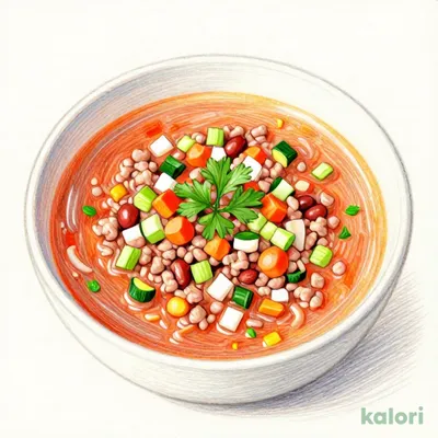 たっぷり野菜と挽き肉のミネストローネ
