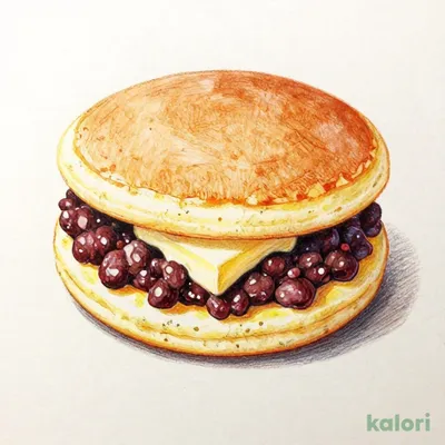 Pancakes with Domestic Butter and Homemade Anko