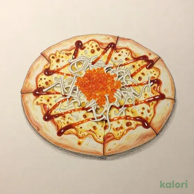 そのまま焼くだけピザ  しらす明太チーズ