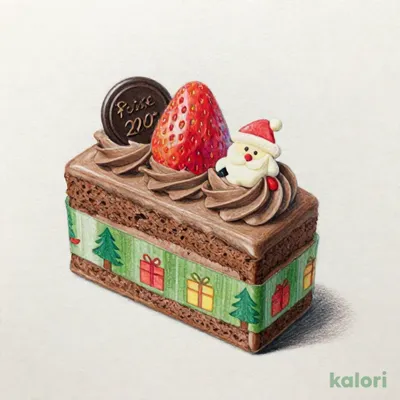 Xmasサンタのプレゼント チョコ