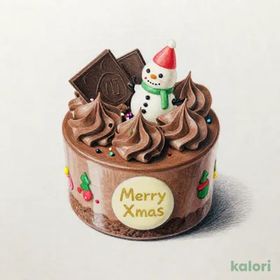 Xmasハッピーゆきだるま チョコ