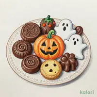 ハロウィンチョコ菓子ラッピング