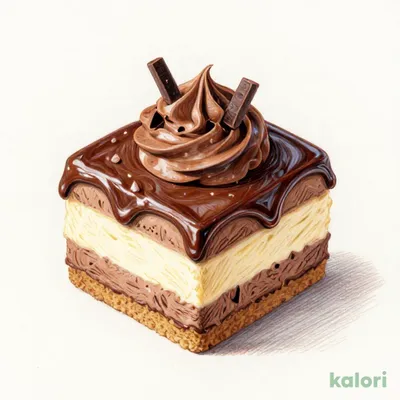 デザートアイスケーキ　チョコレートバニラ