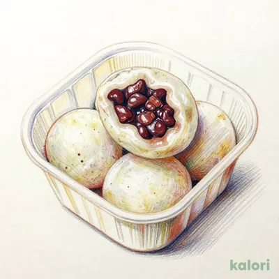 Mugwort and Red Bean Dumplings Cup
