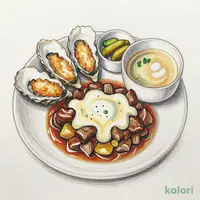 お野菜ころころビーフシチューとホワイトソースのWドリア＆選べる副菜