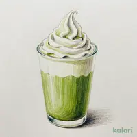 抹茶ソフトクリームラテ(アイス)