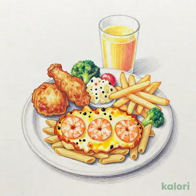 （キッズ）えびグラタン