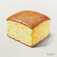 Castella Sponge Cake (Half Loaf, 4 Slices)