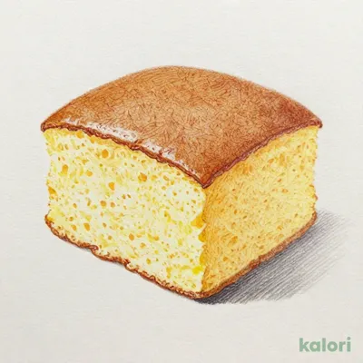Castella Sponge Cake (Half Loaf, 4 Slices)