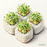 梅かいわれロール