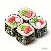 Daikon Sprout and Tuna Roll