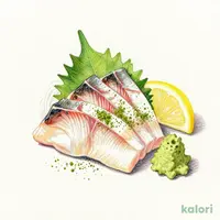 Kelp-Cured Flounder Sashimi with Matcha