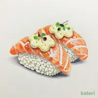 サーモンタルタル（1貫）