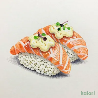 サーモンタルタル（1貫）