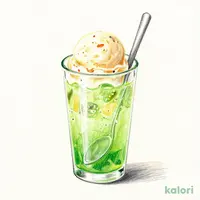 メロン＆アイス（バニラ・いちご・抹茶）