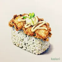 国産とり天にぎり（タルタル）（1貫）
