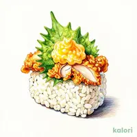 国産とり天にぎり(梅しそ)(1貫)