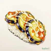 揚げなす田楽(白)(1貫)