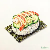 Shrimp and Sesame Mayo Hand Roll