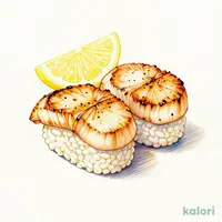 Seared Pen Shell Scallop Sushi (1 pc)