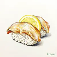 Pen Shell Scallop Sushi with Lemon Salt (1 pc)