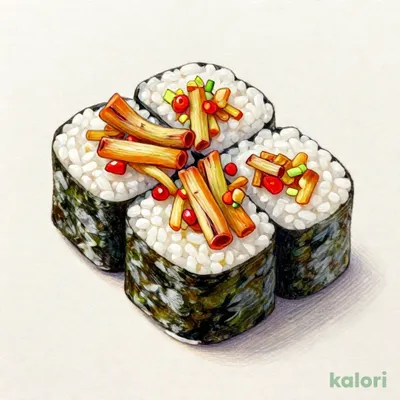 昔ながらの江戸前かんぴょう茎わさび細巻