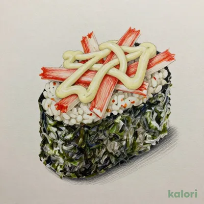 かに風味かまぼこサラダ軍艦