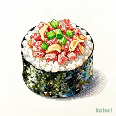Tuna Namerou (Minced Tuna) Sushi Roll
