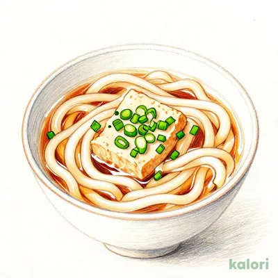 稲庭風うどん（温）