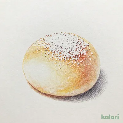 Coconut Warabimochi (Bracken Starch Dumpling)