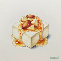 季節の杏仁豆腐_りんご