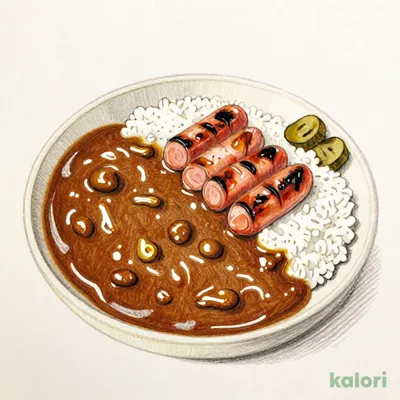 ソーセージ(4本)カレー
