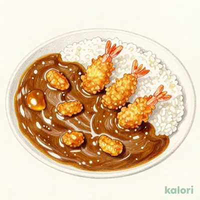 プチエビフライカレー
