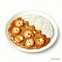 スモールエビにこみカレー