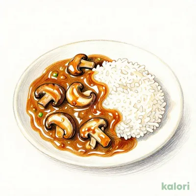 Small Mushroom Curry