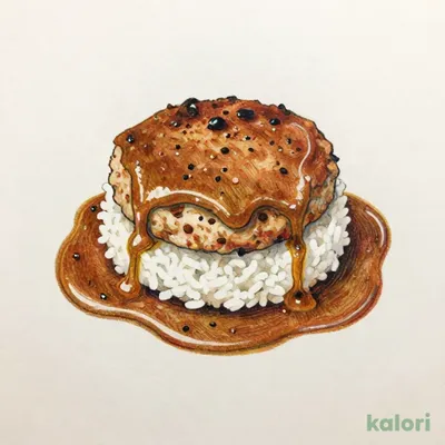 Small Hamburg Steak Curry