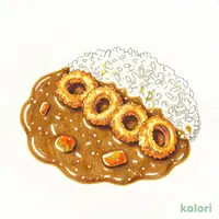 スモールイカカレー