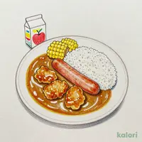 お子さまカレー ソーセージ