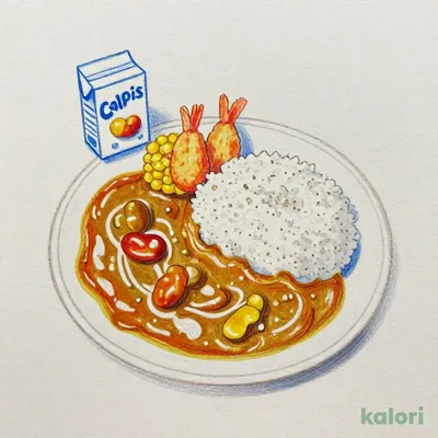 Kids' Curry with Mini Fried Shrimp